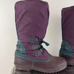Sorel Vintage Purple Teal Freestyle Retro Kaufman Snowcap Tall Winter Snow Boots Photo 2