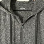 Quince Flowknit Full Zip Hoodie in Heather Gray Size Medium Photo 2