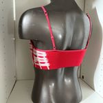 Source Unknown Woman’s red and white sports bra size small (brand unknown, fits like small) Photo 6