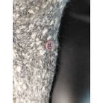 VINTAGE CARDIGAN 80s 90s I.B. Diffusion Women's 86% Mohair Wool Blend Open Front Gray Size M Photo 4