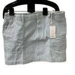 Mango NWT Striped denim mini-skirt Photo 6