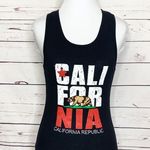 California Republic Iconic Flag Tank Top Black Women’s Size XL Photo 6