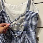 Urban Outfitters Outfittters Blue & White Plaid Romper Photo 5