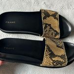 frame denim Frame Le Osborne LeatherSnake Sandals Photo 1