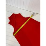 Rachel Pally Cait Maxi Dress Size XS Red Orange Turtleneck Sleeveless Swingy Photo 3