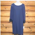 Calvin Klein NWT  Blue Beaded Dress Photo 1
