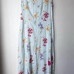 Um & Company Light Blue Floral Print Maxi Sundress 9/10 Photo 4