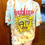 Sublime  Women’s Tie Dye Sun Tee, Sz 1X Photo 0