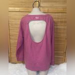 PINK - Victoria's Secret Victoria’s Secret Pink open back cut out long sleeve top shirt sweatshirt Large Photo 2