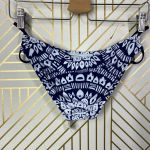 Trina Turk Indochine String Hipster Bikini Bottom in Midnight & White Size 6 Photo 6