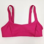 l*space L* Jess Bikini Top in Bougainvillea Pink Ribbed Size D NWT Photo 2