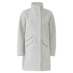 J.Crew  Cocoon Coat in Italian Stadium Cloth Wool Blend Gray Size 2 Photo 3