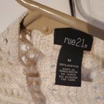 Rue 21  Cream Crochet Open-Front Cardigan Photo 1