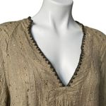Free People Get Over It Embellished Split-Neck Top Photo 8