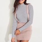 Hollister Women's Ultra High Rise Mini Pencil Skirt With Suspenders Brown - XS Photo 4