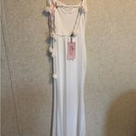 Oh Polly  Strapless White Maxi Dress Photo 6