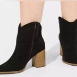 Torrid NWT Black Lattice Heeled Western Bootie Women’s Size 8.5W Wide Ankle Boot Photo 0