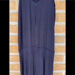 Monrow Jumpsuit Crepe Jogger Sleeveless V Photo 3