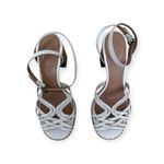See By Chloe  Katie Braided Strap Block Heel Sandal Leather 39.5 9 Photo 3