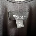 RN Studio by Ronni Nicole Sequin Cocktail Dress 3/4 Length Long Sleeve Size 4 Black Photo 2