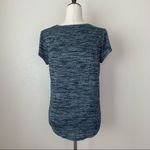 Lou & grey Size Medium Marled Green Short Sleeves Women’s Top Photo 5