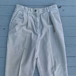 L.L.Bean Vintage Y2K Beige Cream Corduroy High Waisted Pants Photo 4