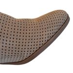 Franco Sarto EUC Leather Dale 2 Perforated Heeled Booties Size 9.5 Photo 2