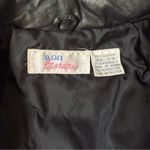 Vintage 80’s Avon Leather Cropped Jacket Black Photo 12