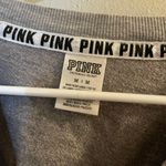PINK - Victoria's Secret PINK Grey and Black Leather Long Sleeve Photo 3