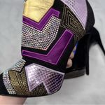 Giuseppe Zanotti Olinda Patchwork Leather Embellished Snakeskin Ankle Boots 39 Photo 4