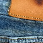 Dear John  Boutique Blue front Stretch Beaded Trim Pocket Jeanne Flare Jeans 27 Photo 11