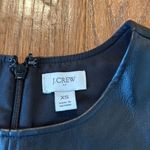 J.Crew black faux leather shell tank size xs Black Photo 2