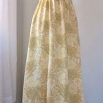 Rena Rowan Vintage Y2K Petite Yellow Print Midi Skirt Photo 0