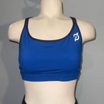 Peloton Blue Sports Bra size medium workout yoga exercise Photo 0