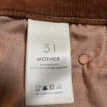 Mother The Mid Rise Dazzler Ankle Corduroy Pants Size 31 Stretch Boho Western Brown Photo 7