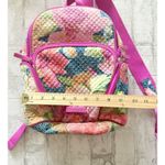 Vera Bradley Iconic Campus Backpack Pink Quilted Floral Backpack Photo 6