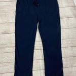 GW women XL cotton blend pull on sweatpants navy blue Photo 0