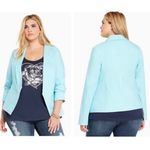 Torrid  Woman’s Blue Casual Workwear Business Classic Blazer Size 0 (Large) Photo 1
