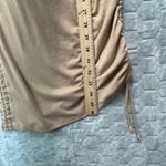 Sophie Rue Women Ruched Sleeveless Midi Dress S Minimalist Stretch Clean Girl Photo 8