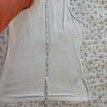 H&M White Sleeveless mock neck Top Photo 5