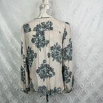 Lush Clothing Lush Floral Surplice Rayon Long Sleeve Blouse Size S Photo 4