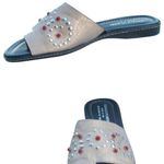 Donald Pliner Metallic Leather Shoe Rubber Flex Shoe Sandal Slide New NWT $285 Tan Size 6 Photo 2