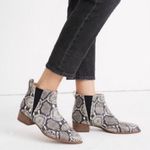 Madewell NEW IN BOX Carina Snakeskin Booties Photo 1