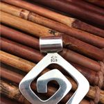 Silpada  Sterling Silver Geometric Maze Pendant Photo 2