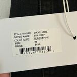 Edwin Women's Elin Crop High Rise Straight Leg Denim Jeans Blackstone 28 New Black Photo 7