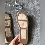 J.Crew NWOB D’Orsay Lace Up Espadrilles in Navy and White Stripe Size 7 US Shoe Photo 12