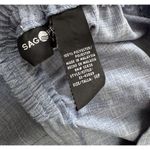 Sag Harbor  Shirt Pants Set Women 14 P Petite Blue Floral Tulip Grannycore Photo 3