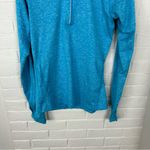 Nike  Running Dri Fit Blue Activewear Quarter Zip Size XS Photo 3