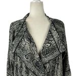 BCBGMAXAZRIA  100% Silk Lapelled Collar Shirt Dress Snakeskin Pattern Small Photo 1
