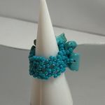 Boho Style Colorful Beaded Finger Ring Photo 2